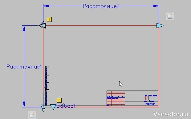 Рамка для автокада